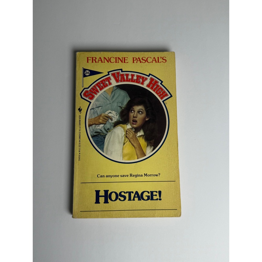 Sweet Valley High 26 Hostage Francine Pascal Vintage 1986 YA Paperback Book